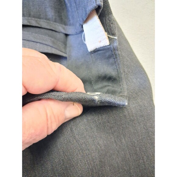 Eddie Bauer Men’s Wool Dress Pants 38 Charcoal Gray Relaxed Fit Classic - Picture 10 of 16